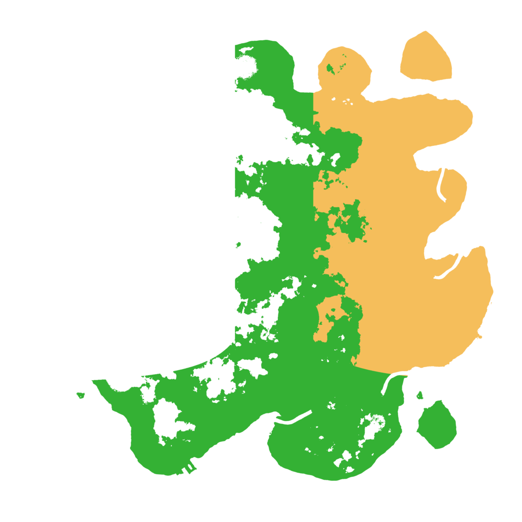 Biome Rust Map: Procedural Map, Size: 3500, Seed: 881529921