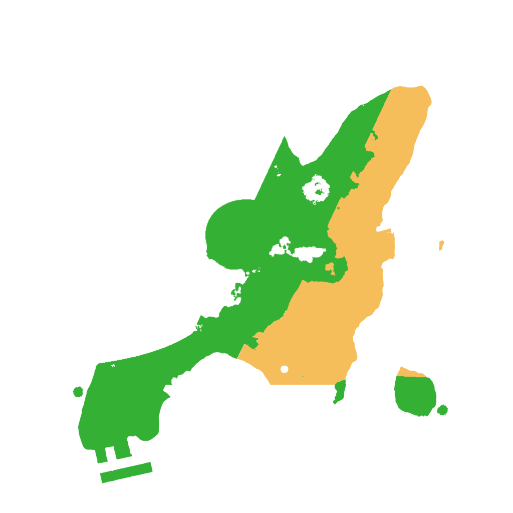 Biome Rust Map: Procedural Map, Size: 2000, Seed: 740216380