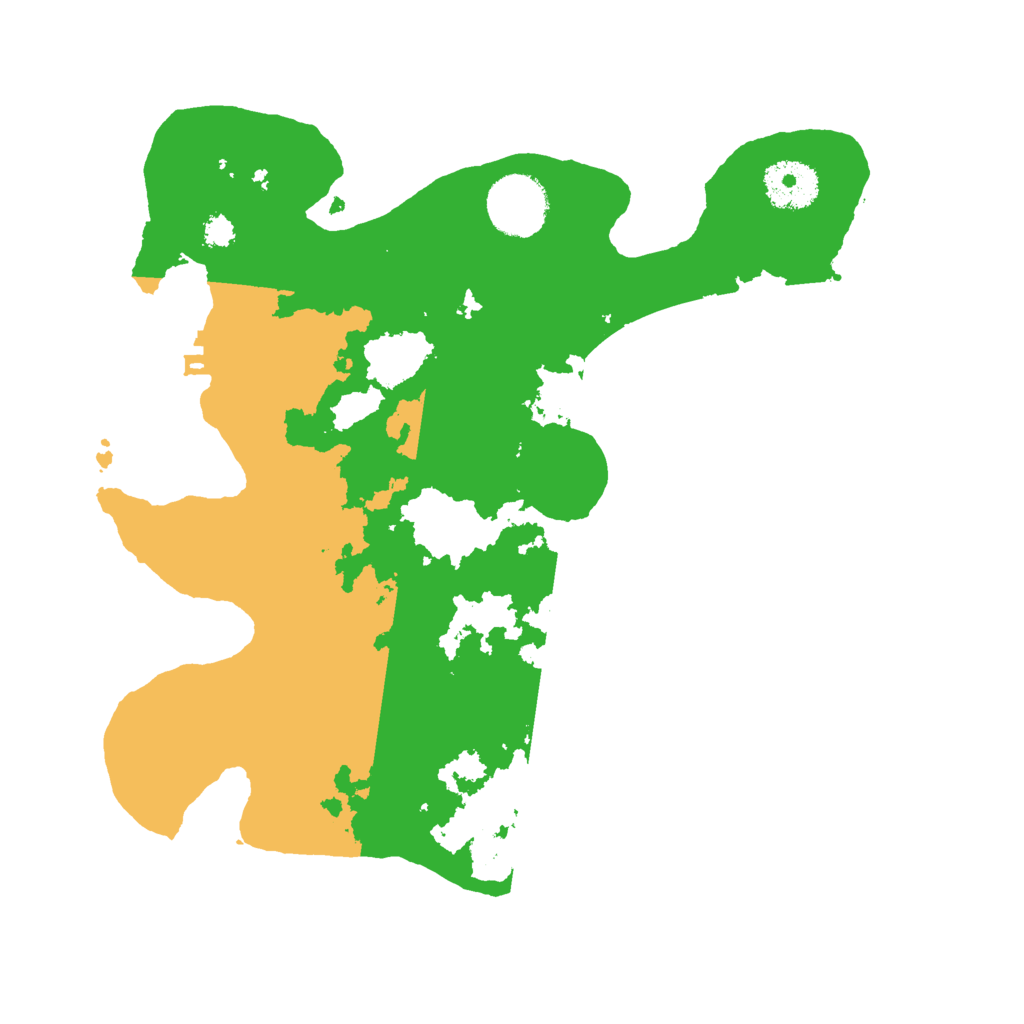 Biome Rust Map: Procedural Map, Size: 3000, Seed: 135733381