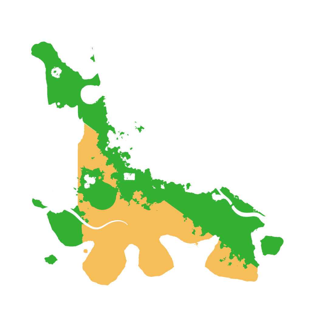 Biome Rust Map: Procedural Map, Size: 3000, Seed: 1180240679