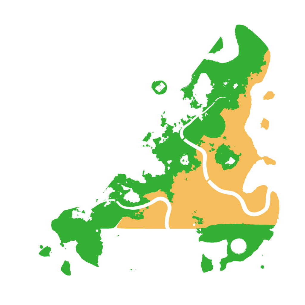 Biome Rust Map: Procedural Map, Size: 3500, Seed: 833828