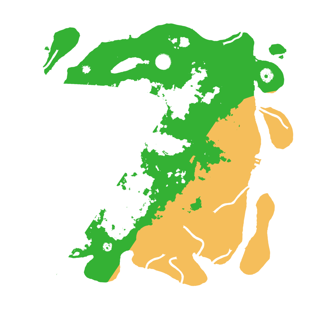 Biome Rust Map: Procedural Map, Size: 3500, Seed: 93608938
