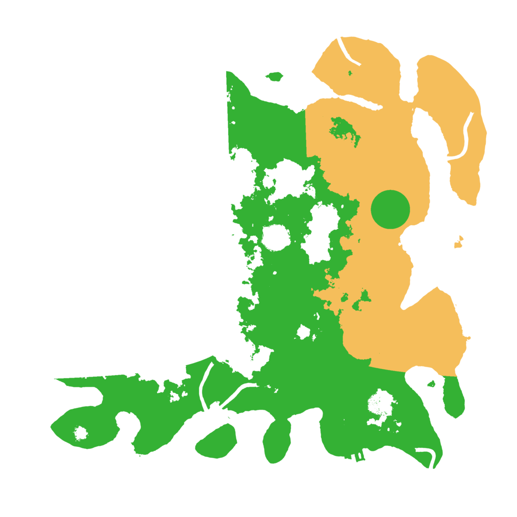 Biome Rust Map: Procedural Map, Size: 3500, Seed: 360560595