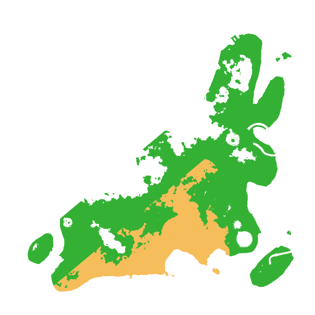 Biome Rust Map: Procedural Map, Size: 3500, Seed: 559677694