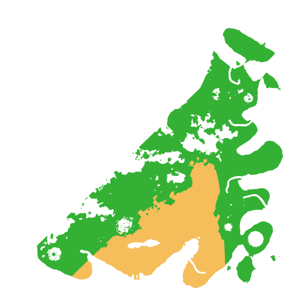 Biome Rust Map: Procedural Map, Size: 3500, Seed: 65402817