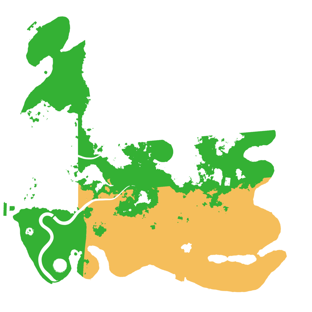 Biome Rust Map: Procedural Map, Size: 4000, Seed: 1610509506
