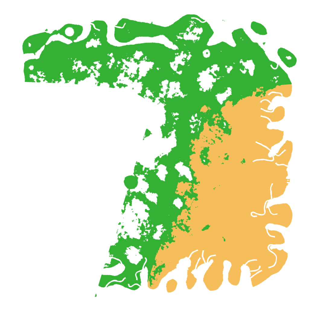 Biome Rust Map: Procedural Map, Size: 6000, Seed: 6587921