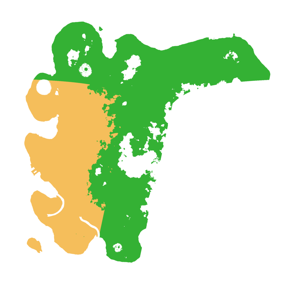 Biome Rust Map: Procedural Map, Size: 3500, Seed: 675966223