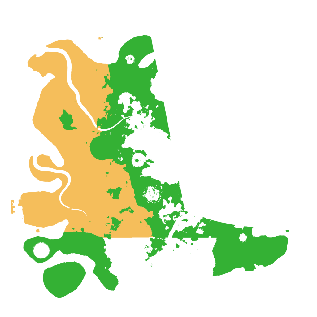 Biome Rust Map: Procedural Map, Size: 3500, Seed: 488774375