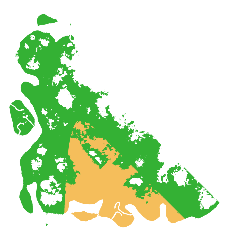 Biome Rust Map: Procedural Map, Size: 5000, Seed: 19091993