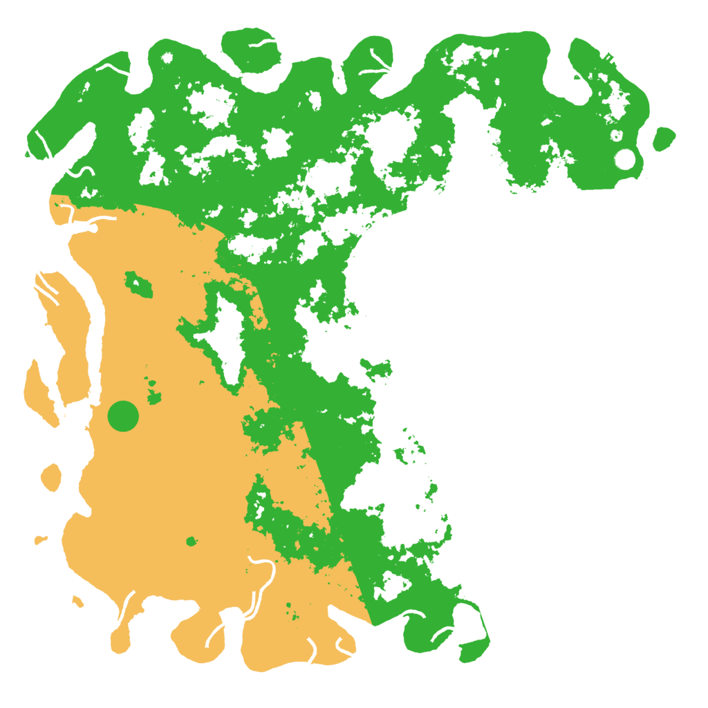 Biome Rust Map: Procedural Map, Size: 6000, Seed: 107188818