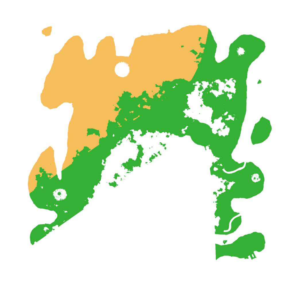 Biome Rust Map: Procedural Map, Size: 3500, Seed: 45424950