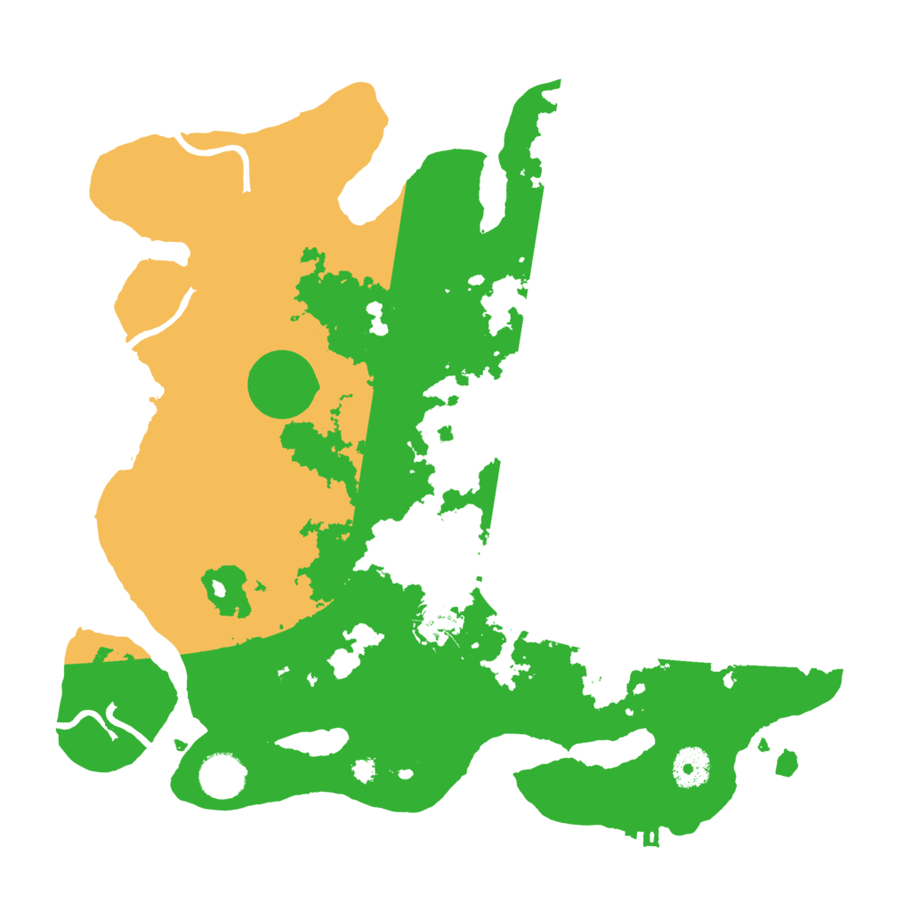 Biome Rust Map: Procedural Map, Size: 3500, Seed: 98517552
