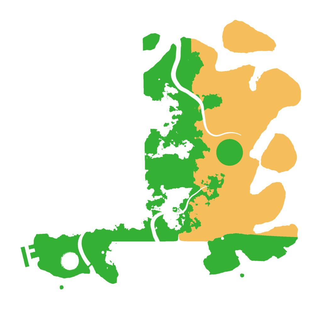 Biome Rust Map: Procedural Map, Size: 3200, Seed: 836377635