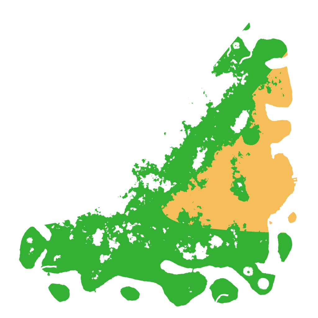 Biome Rust Map: Procedural Map, Size: 5000, Seed: 1294796870