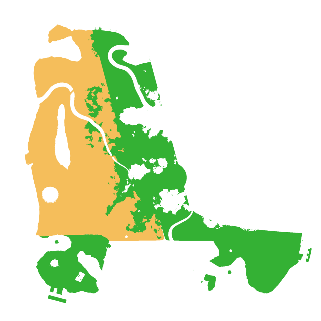 Biome Rust Map: Procedural Map, Size: 3500, Seed: 41898959