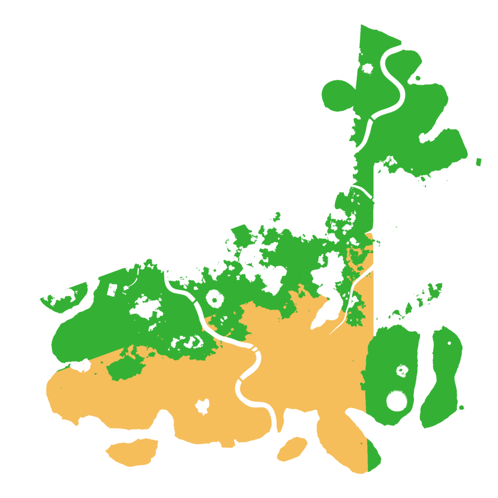 Biome Rust Map: Procedural Map, Size: 4250, Seed: 6957