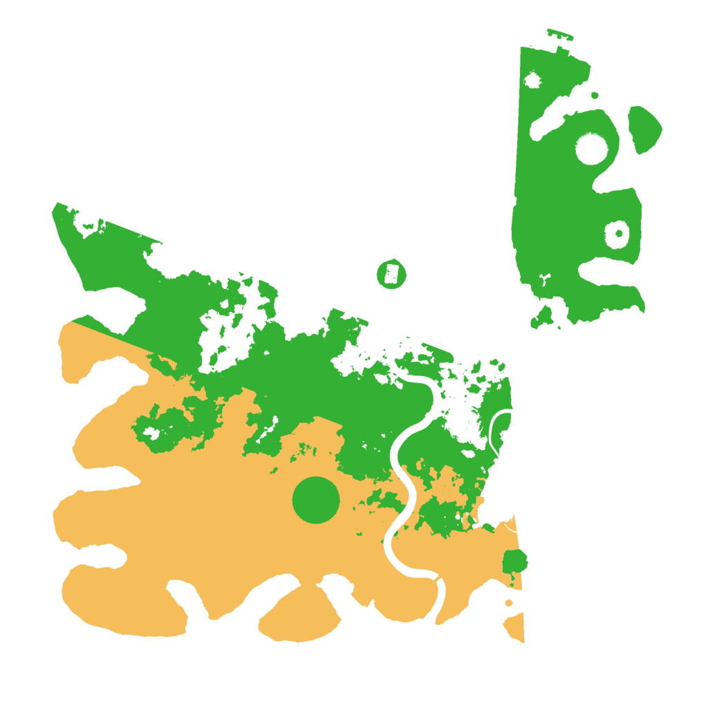 Biome Rust Map: Procedural Map, Size: 3950, Seed: 2065673787