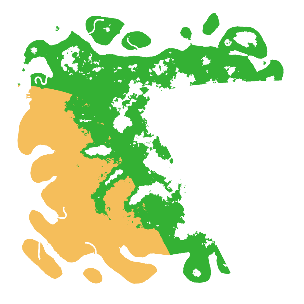 Biome Rust Map: Procedural Map, Size: 4500, Seed: 493909553