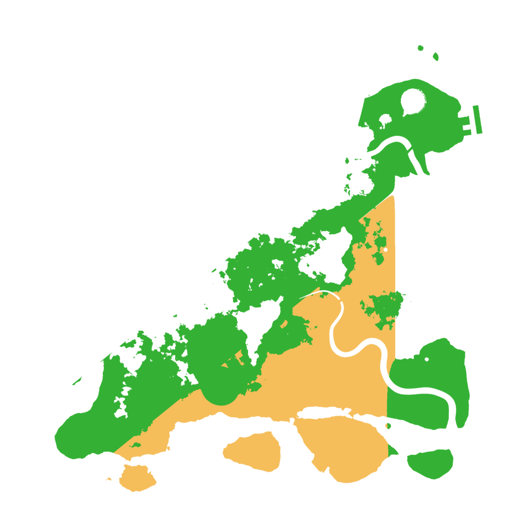 Biome Rust Map: Procedural Map, Size: 3750, Seed: 45913831