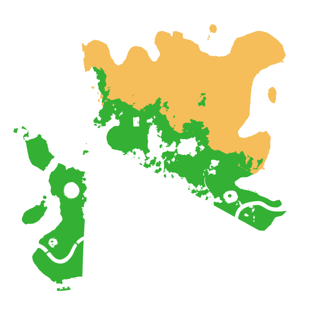 Biome Rust Map: Procedural Map, Size: 3500, Seed: 953982000