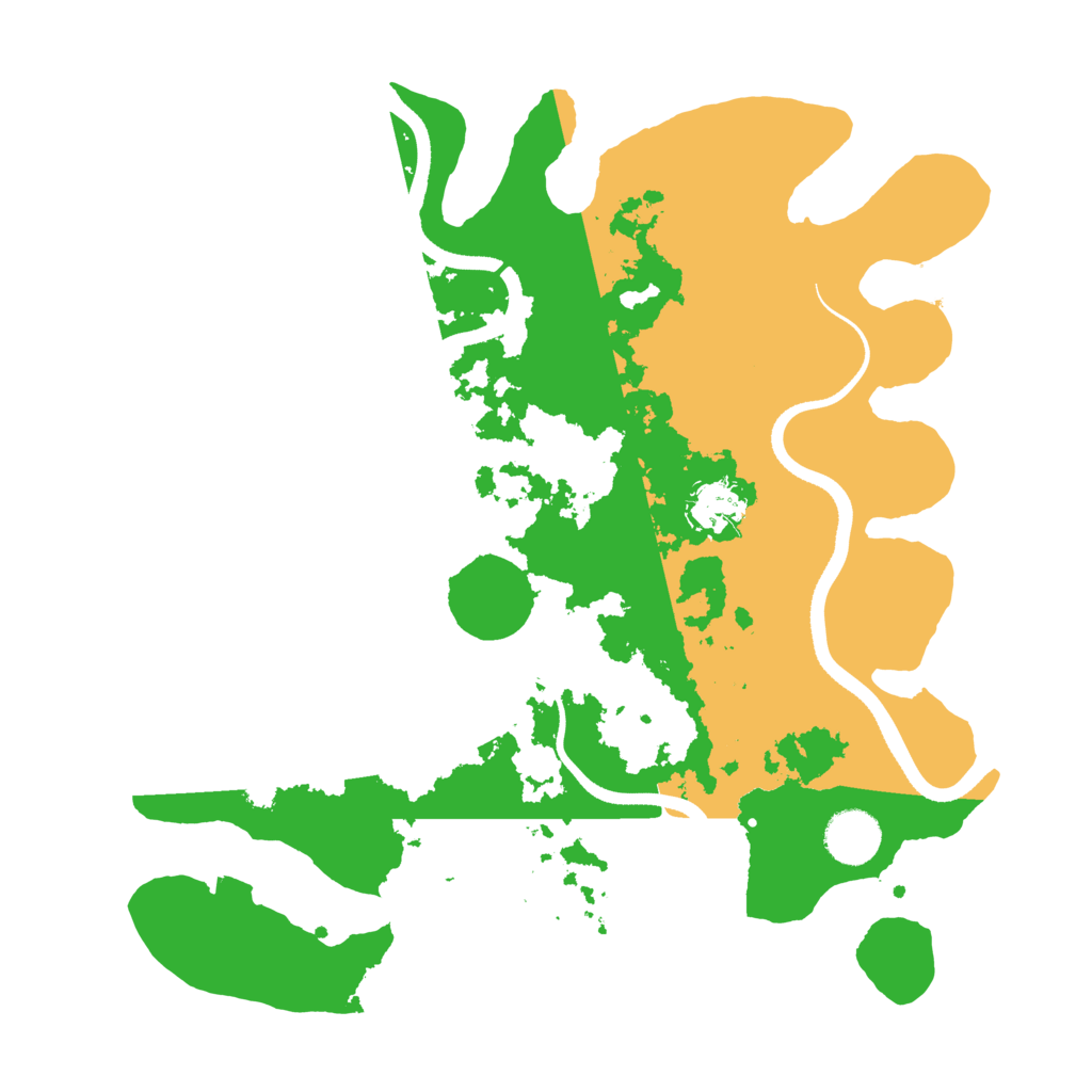 Biome Rust Map: Procedural Map, Size: 3500, Seed: 2138044826