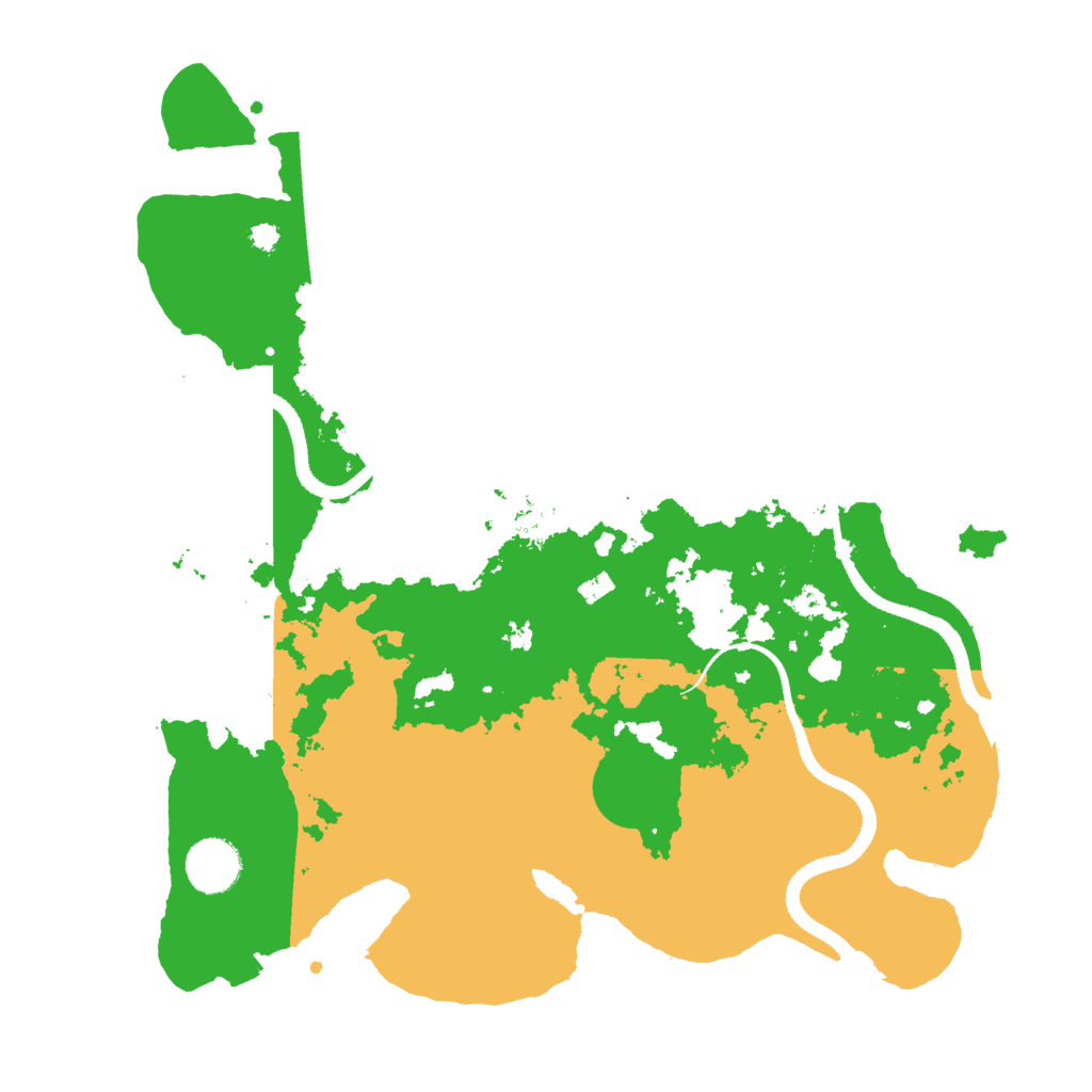 Biome Rust Map: Procedural Map, Size: 3500, Seed: 371588950