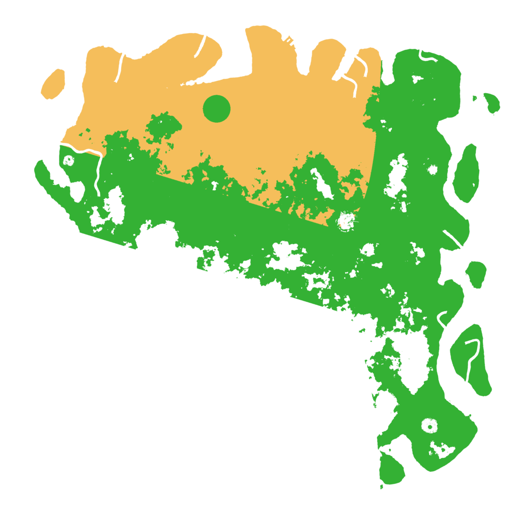 Biome Rust Map: Procedural Map, Size: 5000, Seed: 1549202154