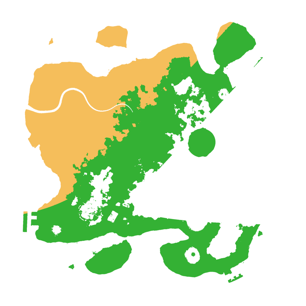 Biome Rust Map: Procedural Map, Size: 3000, Seed: 7333699