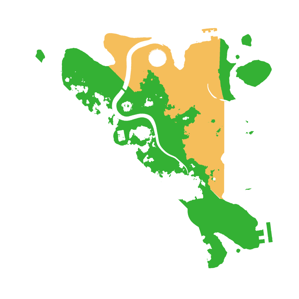 Biome Rust Map: Procedural Map, Size: 3000, Seed: 2453133