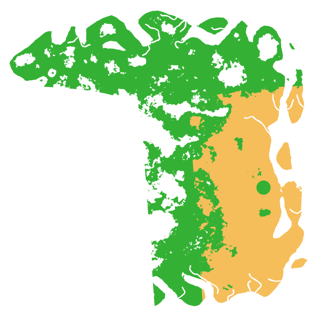 Biome Rust Map: Procedural Map, Size: 6000, Seed: 23021972
