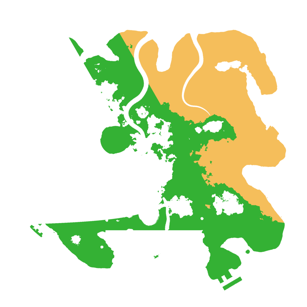 Biome Rust Map: Procedural Map, Size: 3000, Seed: 15449