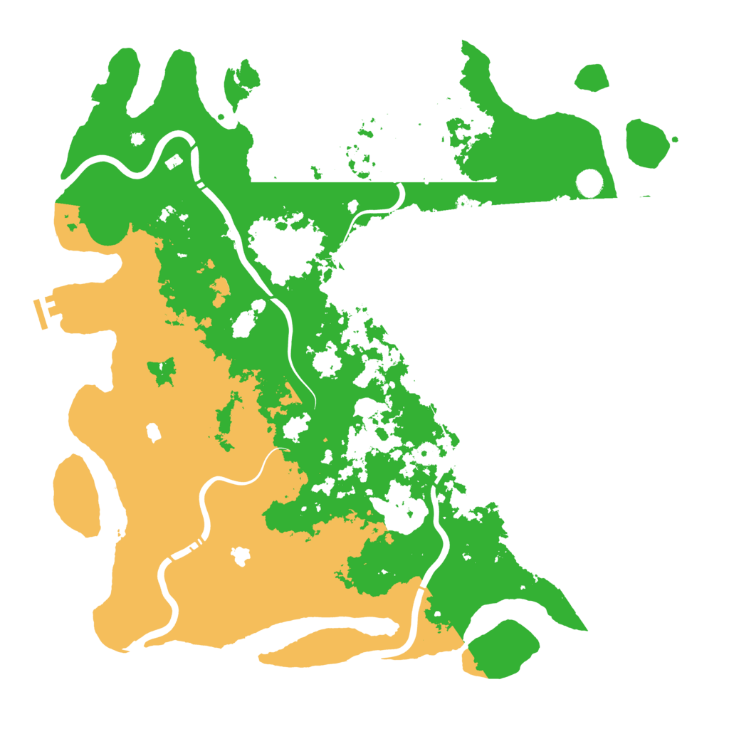 Biome Rust Map: Procedural Map, Size: 4800, Seed: 204002937