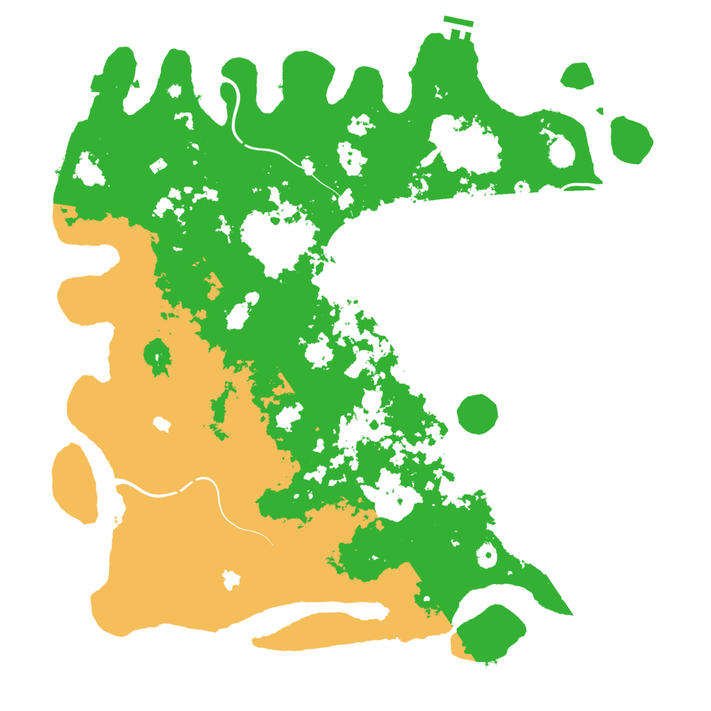 Biome Rust Map: Procedural Map, Size: 4800, Seed: 204002937