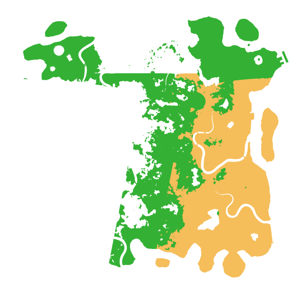 Biome Rust Map: Procedural Map, Size: 5000, Seed: 23456