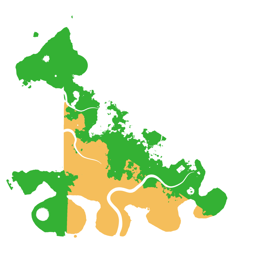 Biome Rust Map: Procedural Map, Size: 3500, Seed: 324338529