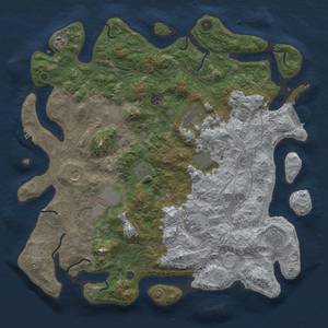 Thumbnail Rust Map: Procedural Map, Size: 4500, Seed: 1307, 18 Monuments