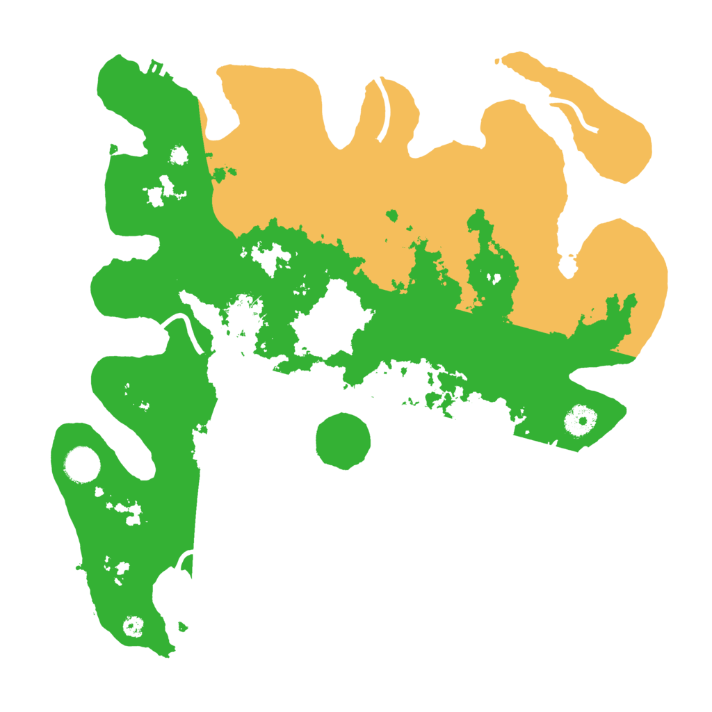 Biome Rust Map: Procedural Map, Size: 3500, Seed: 190837655