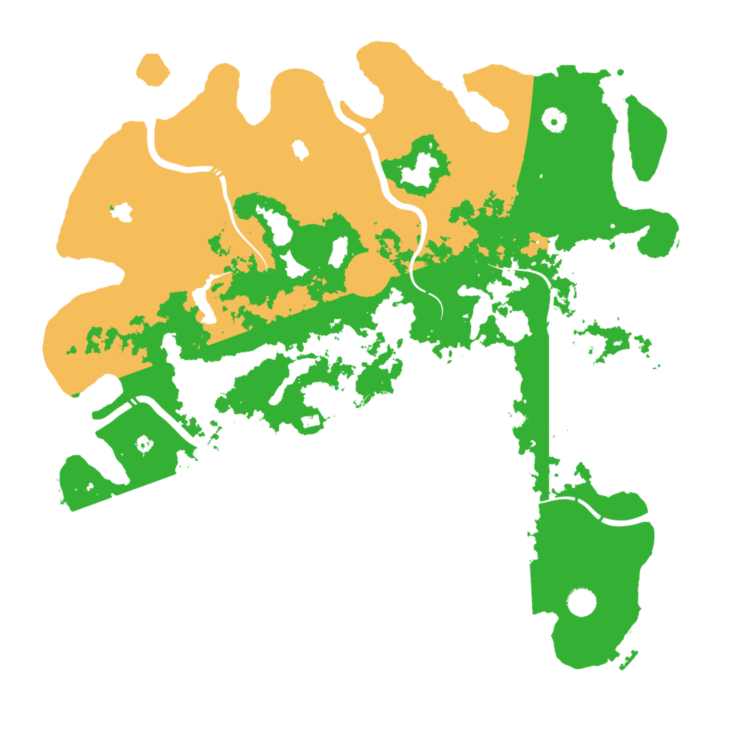Biome Rust Map: Procedural Map, Size: 4500, Seed: 186136361