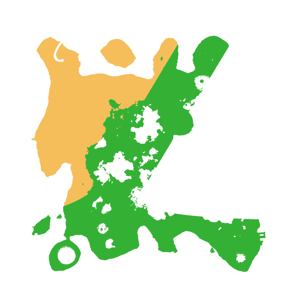 Biome Rust Map: Procedural Map, Size: 3000, Seed: 52113