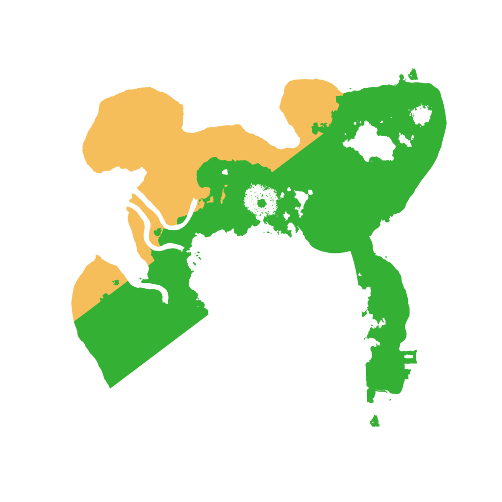 Biome Rust Map: Procedural Map, Size: 2300, Seed: 420974143