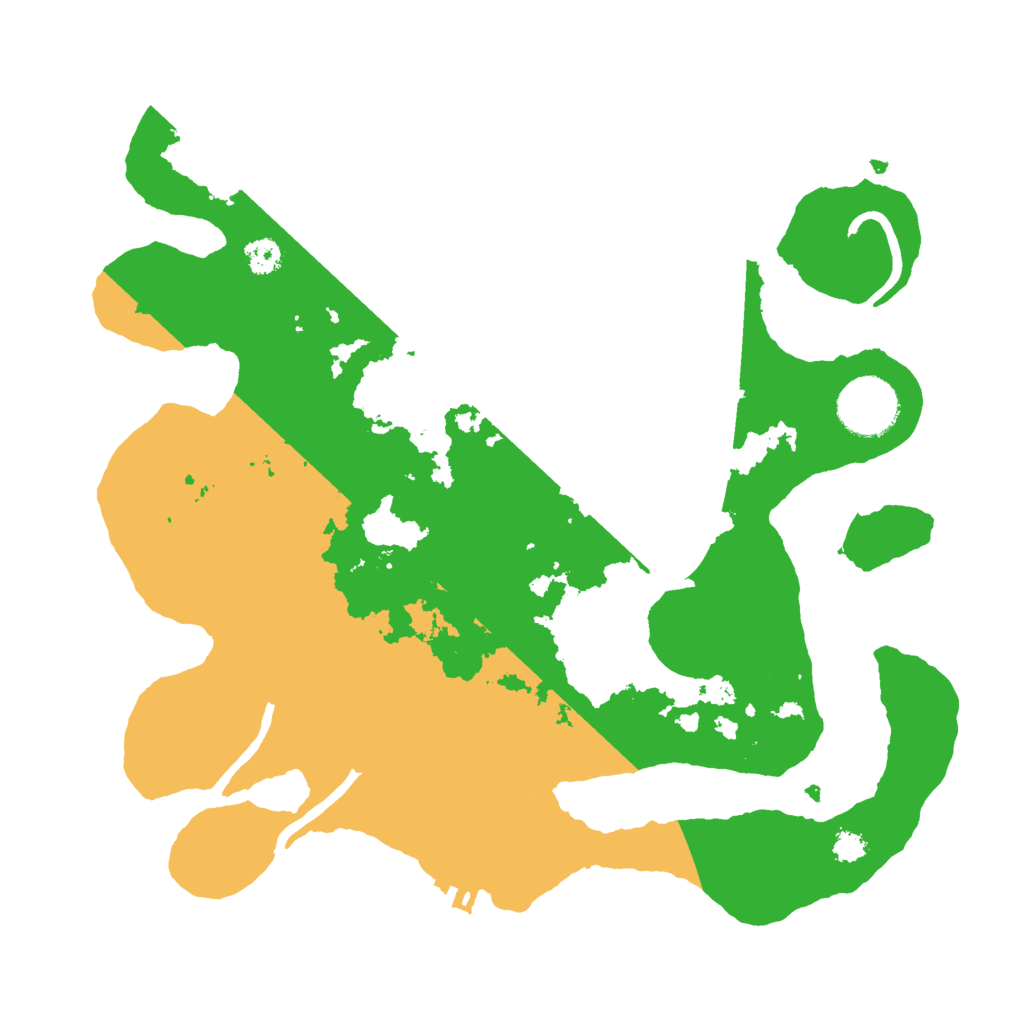 Biome Rust Map: Procedural Map, Size: 3000, Seed: 62789538