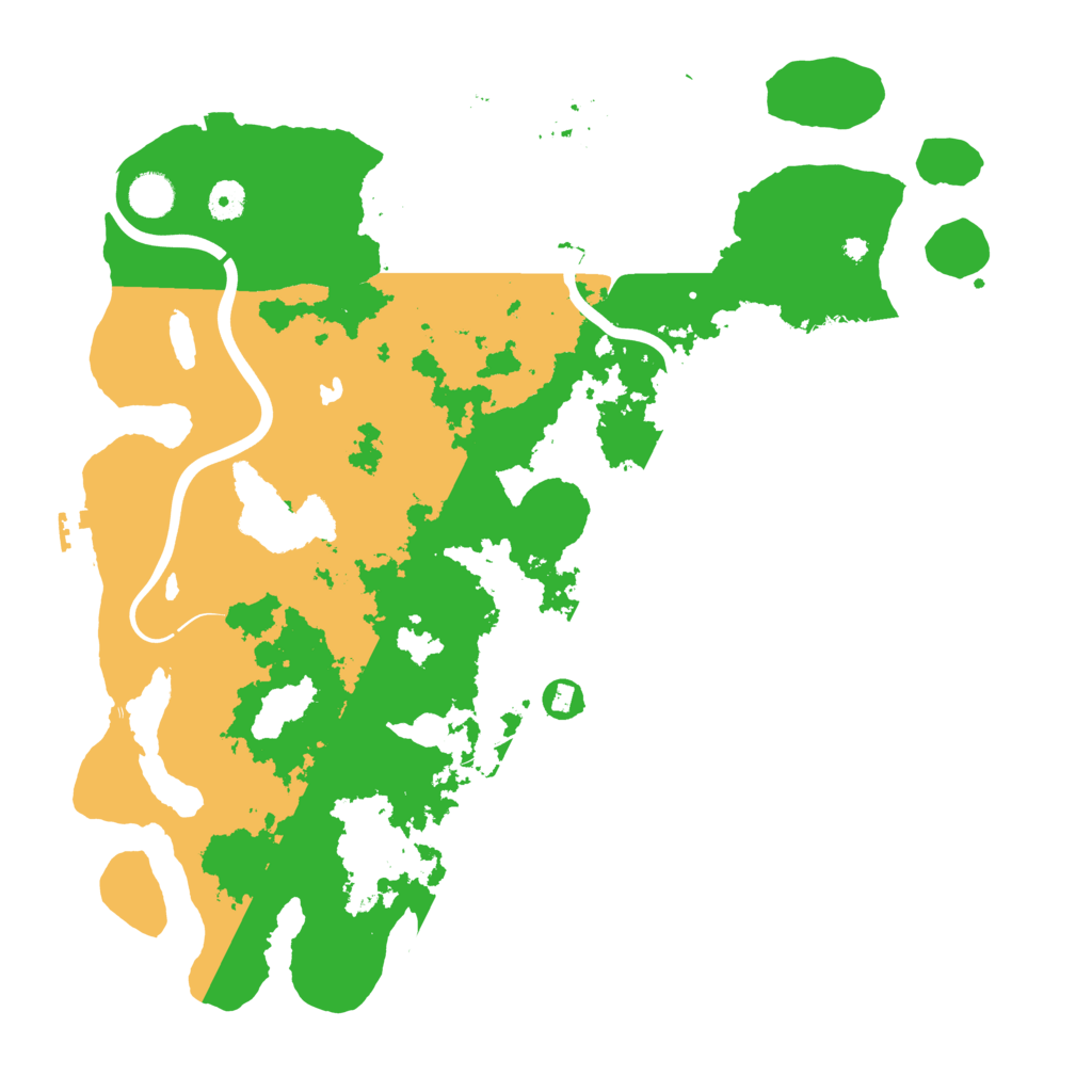 Biome Rust Map: Procedural Map, Size: 4250, Seed: 954344026