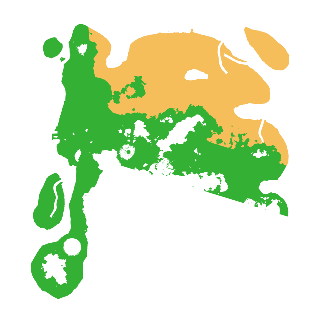 Biome Rust Map: Procedural Map, Size: 3250, Seed: 32442