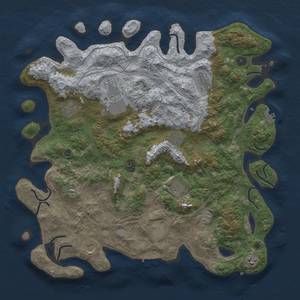 Thumbnail Rust Map: Procedural Map, Size: 4500, Seed: 987123, 16 Monuments