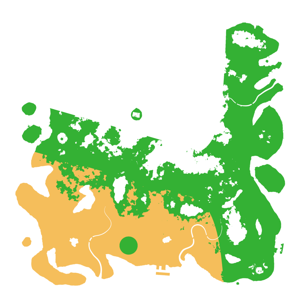 Biome Rust Map: Procedural Map, Size: 4500, Seed: 987123
