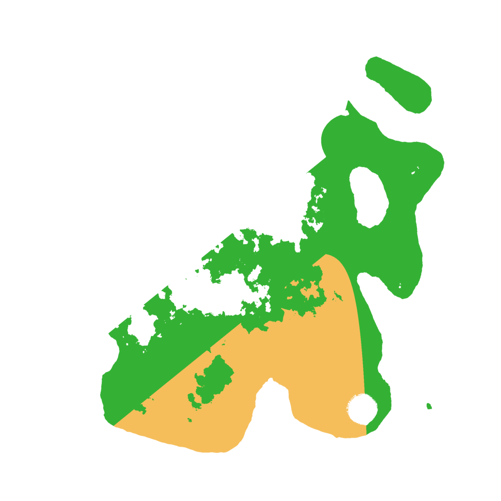 Biome Rust Map: Barren, Size: 3000, Seed: 1832527895