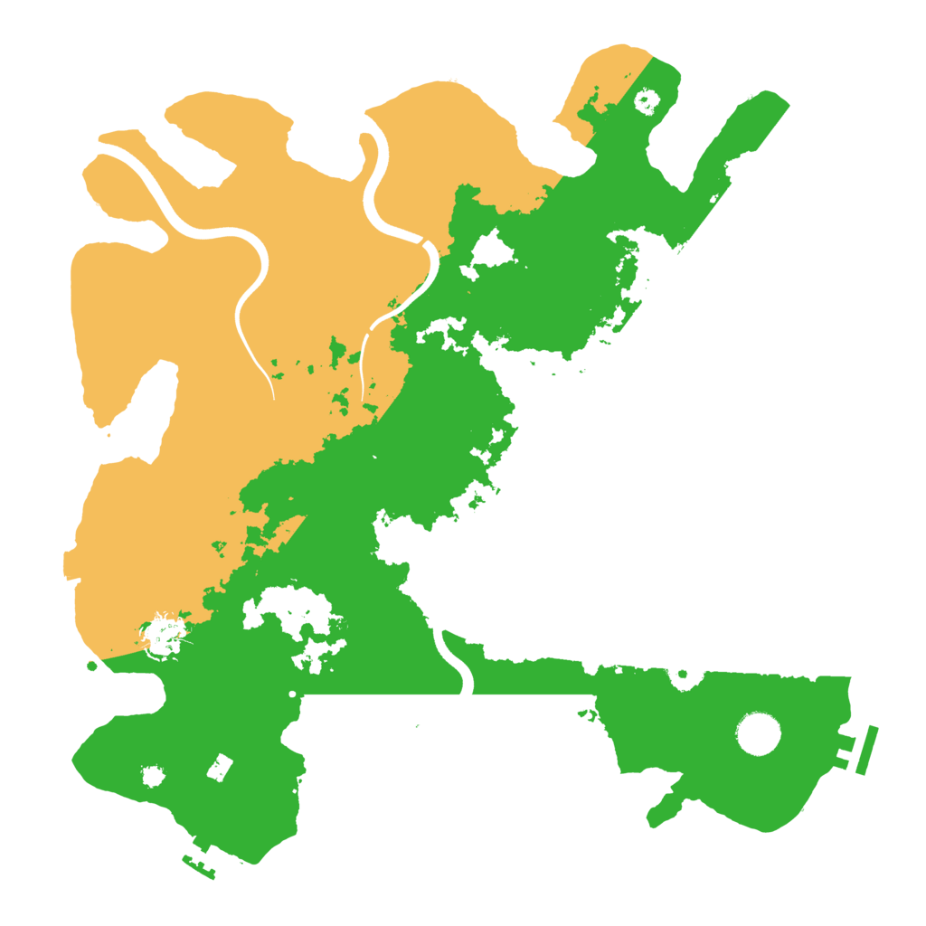 Biome Rust Map: Procedural Map, Size: 3750, Seed: 170777132