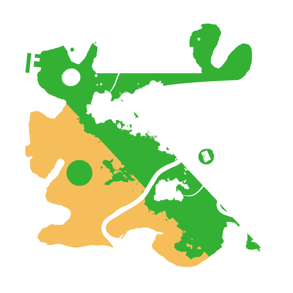 Biome Rust Map: Procedural Map, Size: 3000, Seed: 2453785