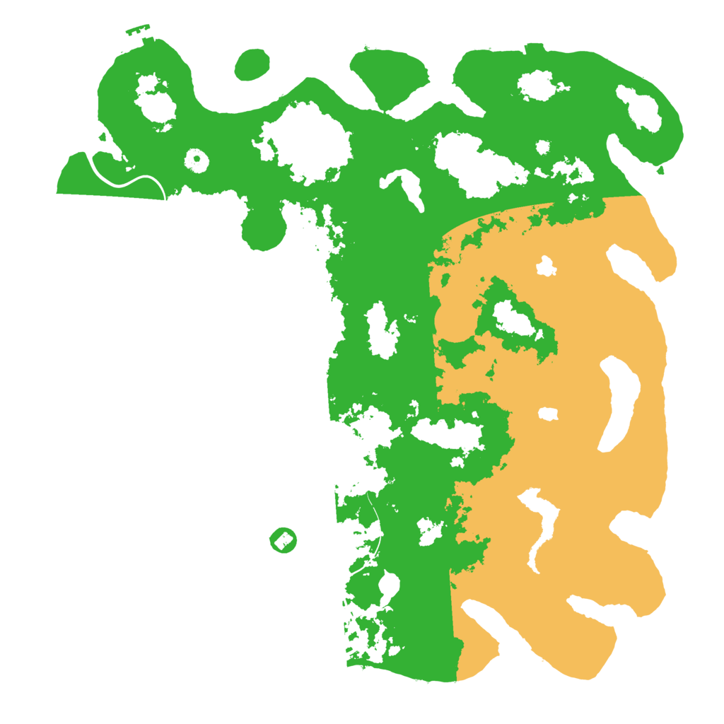 Biome Rust Map: Procedural Map, Size: 4500, Seed: 23021972